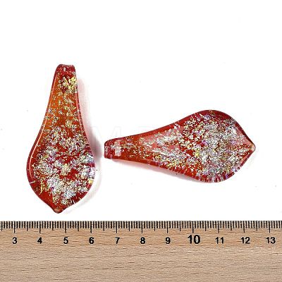 Lampwork Big Pendants FOIL-K003-01F-1