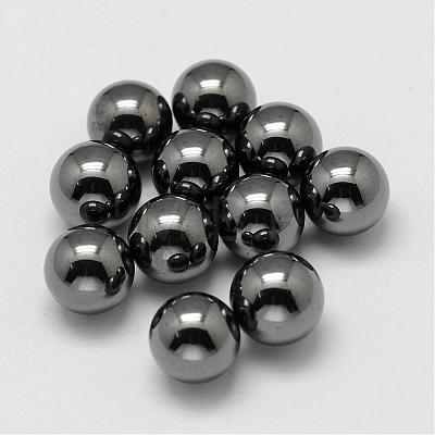 Non-magnetic Synthetic Hematite Beads G-P162-01-10mm-1