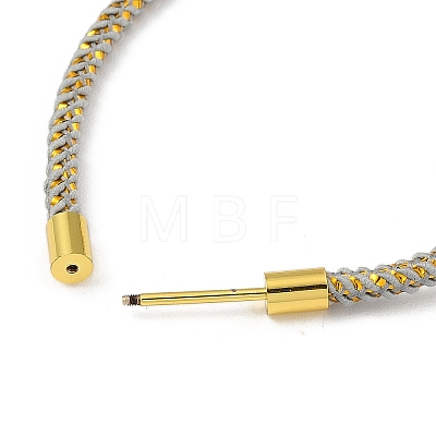 Braided Nylon Cord Bracelet Making MAK-L043-01G-05-1