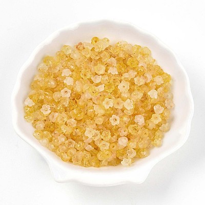Frosted Transparent Acrylic Beads X-OACR-N137-72G-1