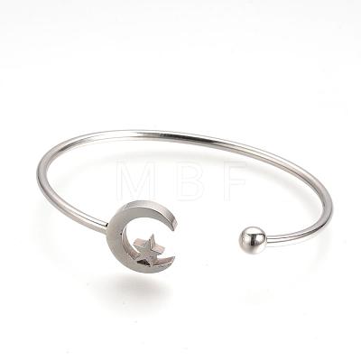 304 Stainless Steel Cuff Bangle Making STAS-Q209-09-1