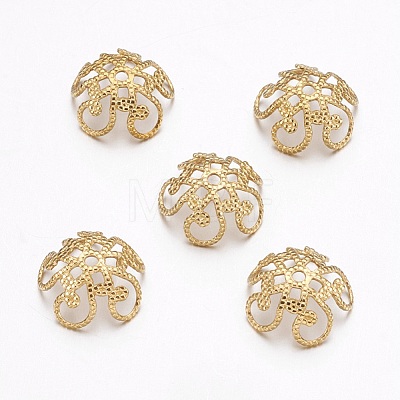 Brass Bead Caps KK-K225-20-G-1