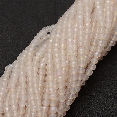 Natural Agate Bead Strands G-G882-4mm-A06-7-1