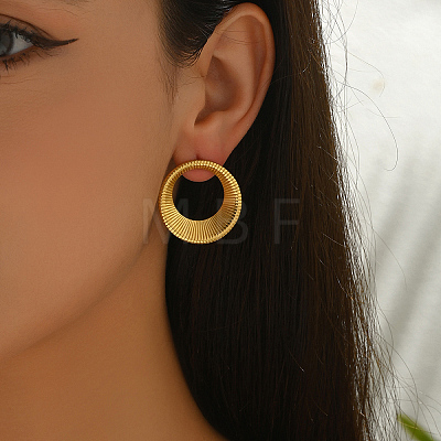 Stainless Steel Stud Earrings TO6247-1-1