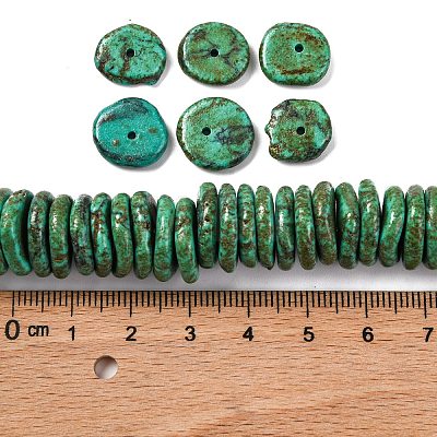 Graduated Synthetic Turquoise Beads Strands G-A237-01F-1