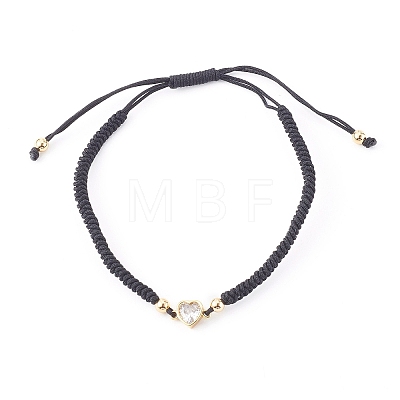 Adjustable Nylon Cord Braided Bead Bracelets BJEW-JB05968-1