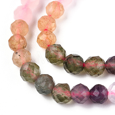Natural & Synthetic Mixed Gemstone Beads Strands G-D080-A01-01-01-1