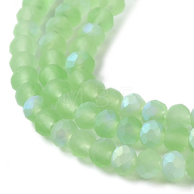 Transparent Glass Beads Strands X1-EGLA-A034-T4mm-MB09-1