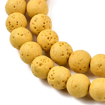 Dyed Synthetic Lava Rock Beads Strands GG-CBAAE19-06B-05-1