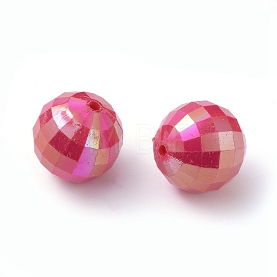 Opaque Chunky Bubblegum Acrylic Beads SACR-R605-5-1