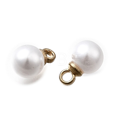 ABS Plastic Imitation Pearl Pendants FIND-H052-01C-04KCG-1