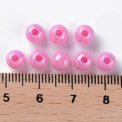 Opaque Acrylic Beads LS-MACR-S370-D6mm-A02-1