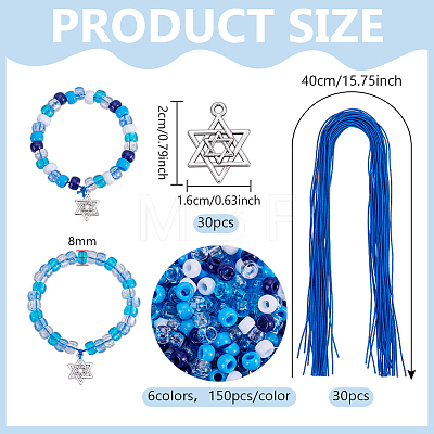 DIY Bracelets Making Kits DIY-WA0001-43-1