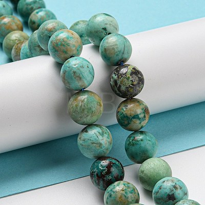 Natural Peruvian Turquoise(Jasper) Beads Strands G-A219-A05-04-1