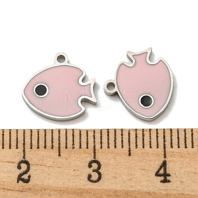 304 Stainless Steel Charms STAS-L022-168P-1