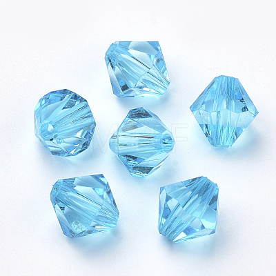 Transparent Acrylic Beads TACR-S146-10mm-15-1