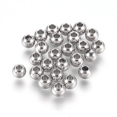 316L Surgical Stainless Steel Beads STAS-M274-073A-P-1