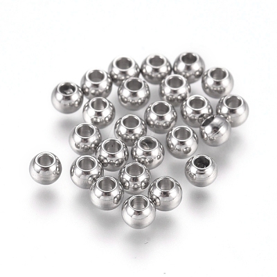 Tarnish Resistant 316L Surgical Stainless Steel Beads STAS-M274-073A-P-1