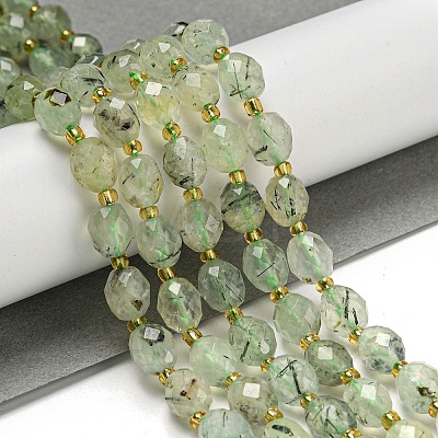 Natural Prehnite Beads Strands G-N342-58-1