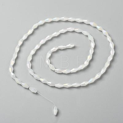 Imitation Jade Glass Beads GLAA-P001-08A-01-1