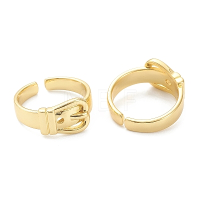 Brass Cuff Rings X-RJEW-A001-07G-1
