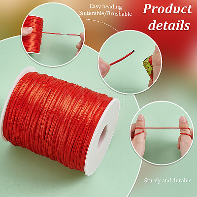 Polyester Rattail Satin Cord DIY-WH0569-34A-1