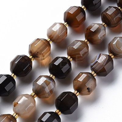 Natural Agate Beads Strands G-T131-118II-1