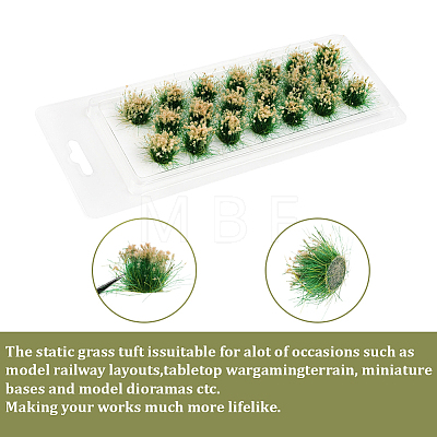 Resin Mini Grass Tufts AJEW-WH20120-10A-05-1