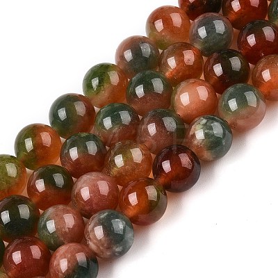 Dyed Natural White Jade Beads Strands G-T138-10mm-210-6-1