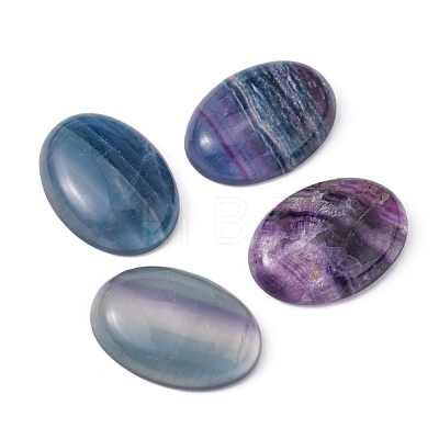 Natural Fluorite Cabochons G-I065-25x18mm-1