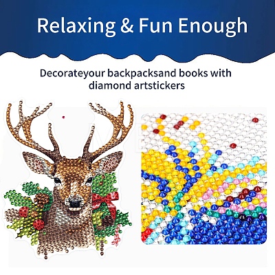 Christmas DIY Diamond Painting Sticker Kits PW-WG66A99-01-1