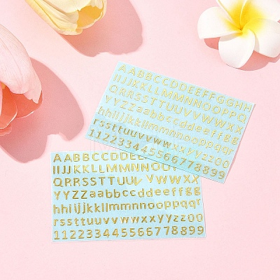 3PCS Brass Self-Adhesive Picture Stickers DIY-SF0008-10-1