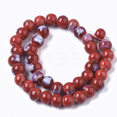 Handmade Porcelain Beads PORC-S498-19B-06-1