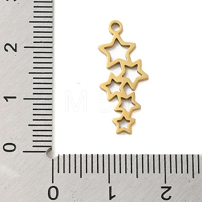 304 Stainless Steel Pendants STAS-S123-03G-02-1