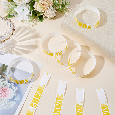 200Pcs VIP PP Plastic Waterproof Bracelets BJEW-SP0001-33B-1