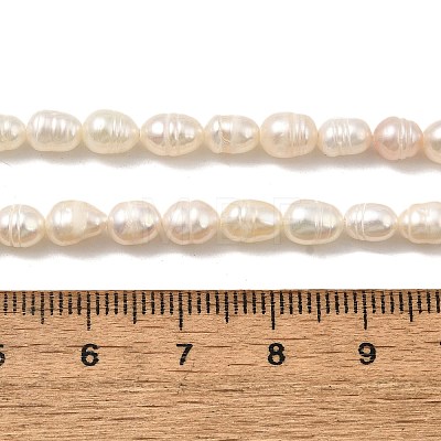 Natural Cultured Freshwater Pearl Beads Strands PEAR-I007-01Q-01B-1