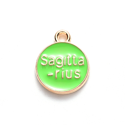 Alloy Enamel Pendants LS-X-ENAM-S124-01A-06F-1