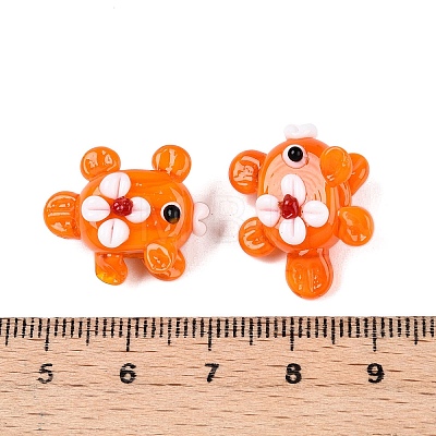 Handmade Lampwork Beads Strands LAMP-T021-25A-1