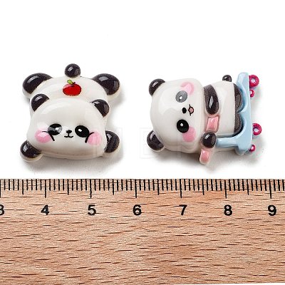 Opaque Resin Animal Decoden Cabochons RESI-B027-03-1