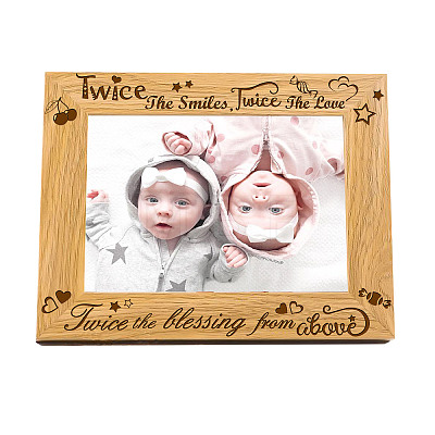 Natural Wood Photo Frames DIY-WH0234-018-1