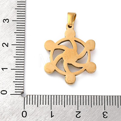 304 Stainless Steel Pendants STAS-L280-01G-01-1