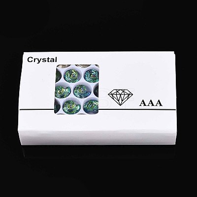 140Pcs Electroplate Glass Charms EGLA-T029-05D-1