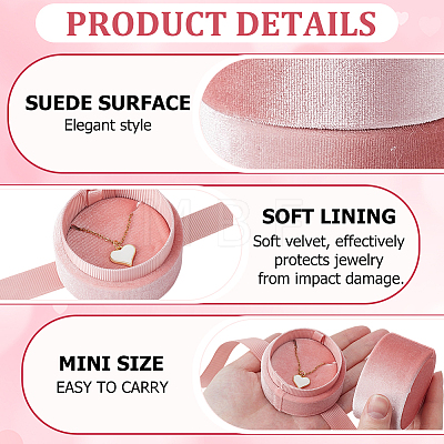 Column Velvet Finger Ring Package Boxes CON-SC0001-21B-1