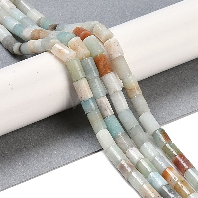 Natural Flower Amazonite Beads Strands G-C128-A01-01-1