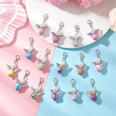 Handmade Polymer Clay Pendants HJEW-JM04651-1