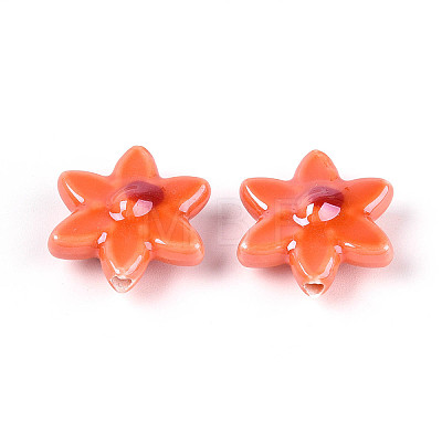 Handmade Porcelain Beads PORC-N008-10G-01-1