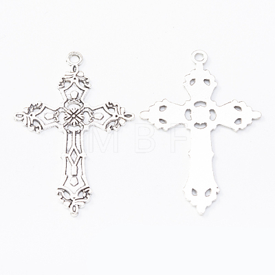 Tibetan Style Alloy Big Pendants RELI-PW0001-056AS-1