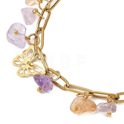 304 Stainless Steel Charm Bracelets BJEW-JB12824-1