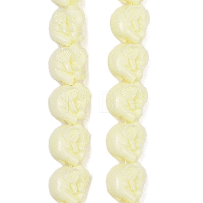 Synthetic Coral Carved Beads Strands CORA-R050-03-1
