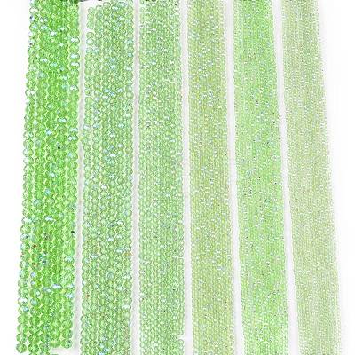 Electroplate Glass Beads Strands EGLA-A044-T2mm-L09-1